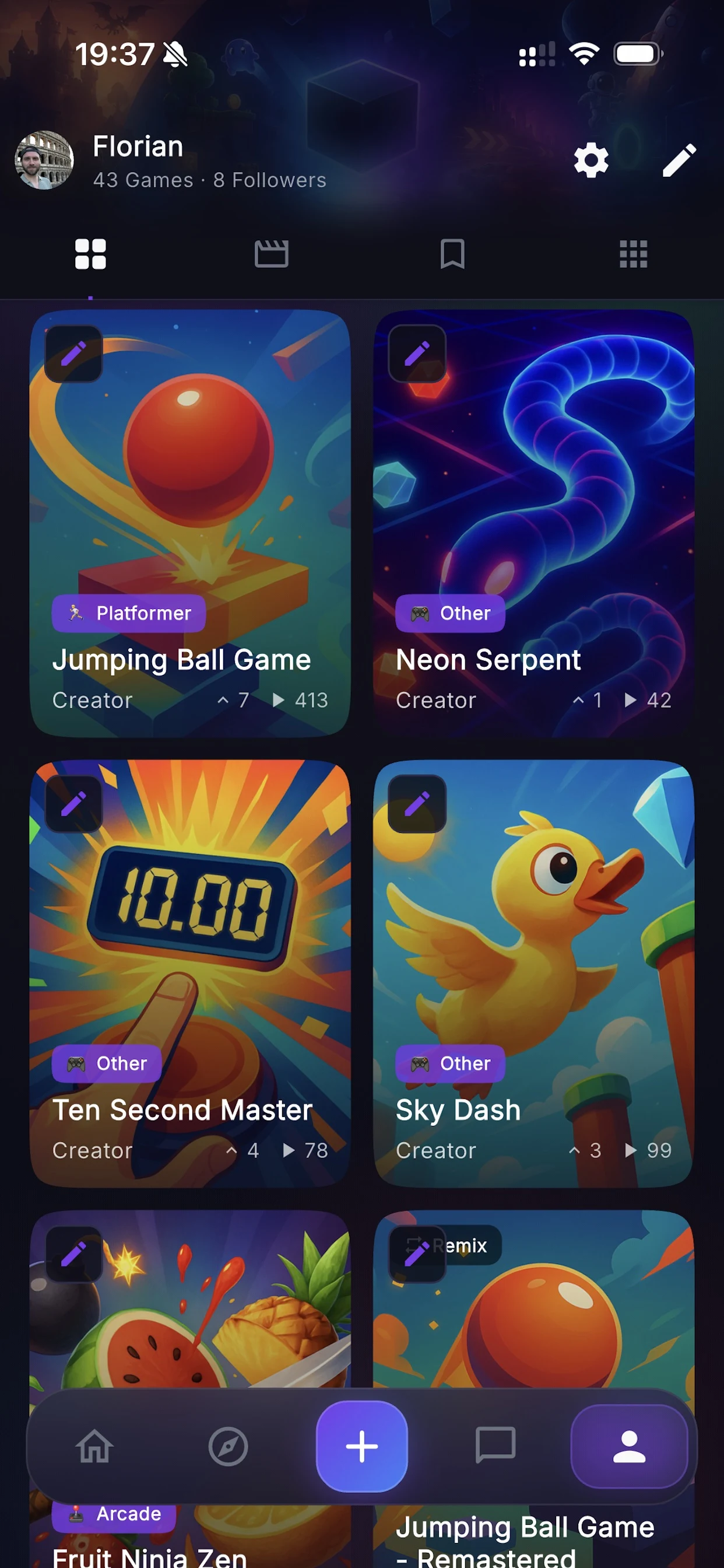 PocketByte: AI Game Maker screenshot